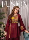 Fusion Vol 3 Afghani Style Kurti With Bottom Catalog